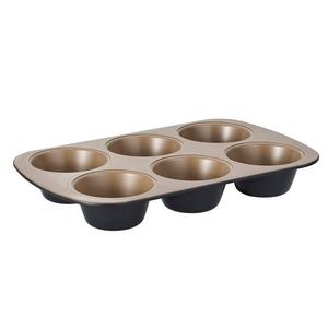 Ceramabake Non-Stick Ceramic 6 cup Texas Muffin Pan