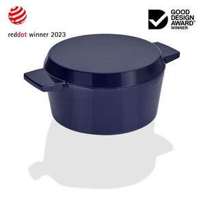 French Oven Grill Duo Midnight Blue 24cm / 3.5L
