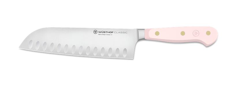 Coral Peach Santoku Knife 17cm