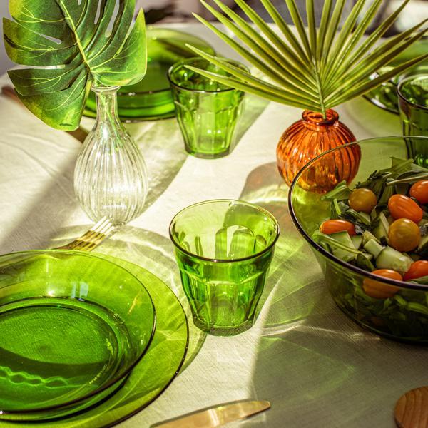Picardie Tumbler Green 250ml - Set 4