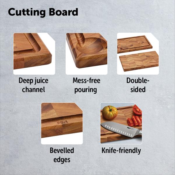 Chevron Cutting Board Large