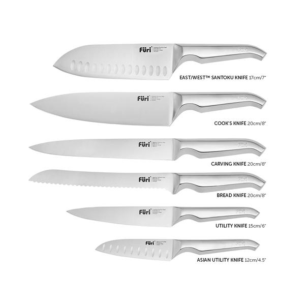Pro Magnetic Hexagonal Knife Block Set 7 Piece