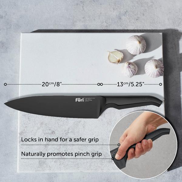 Pro Jet Black Cook's Knife 20cm