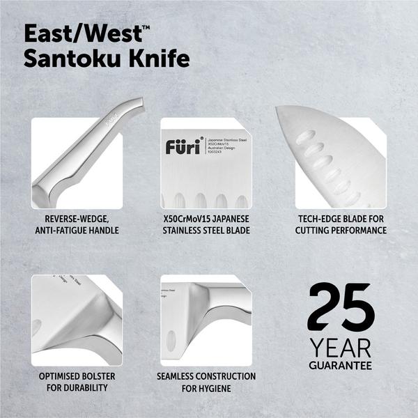 Pro East/West™ Santoku Knife 17cm