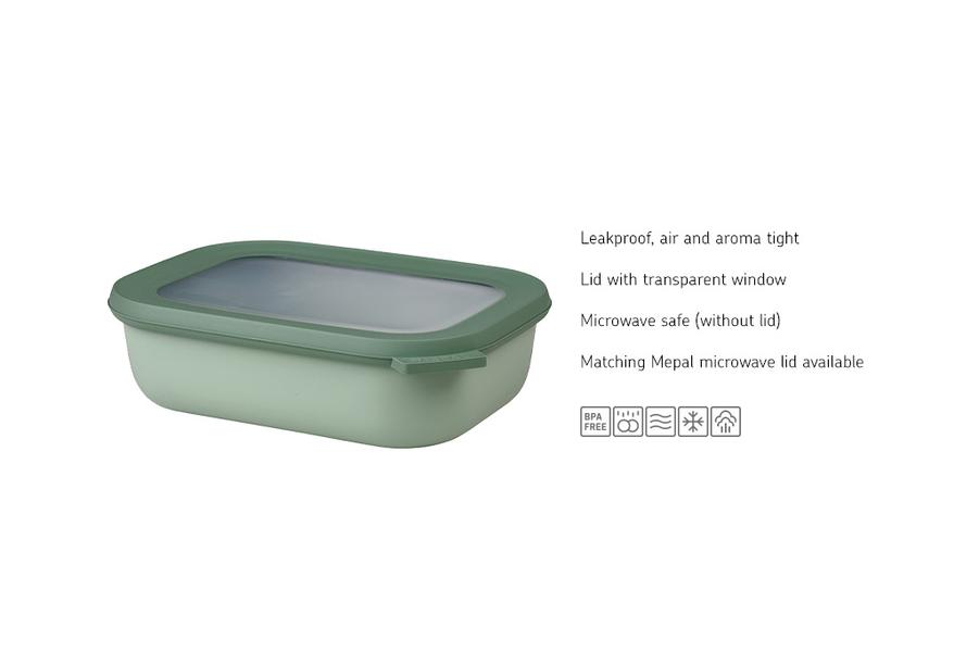Cirqula Rectangular 500ml in Nordic Sage
