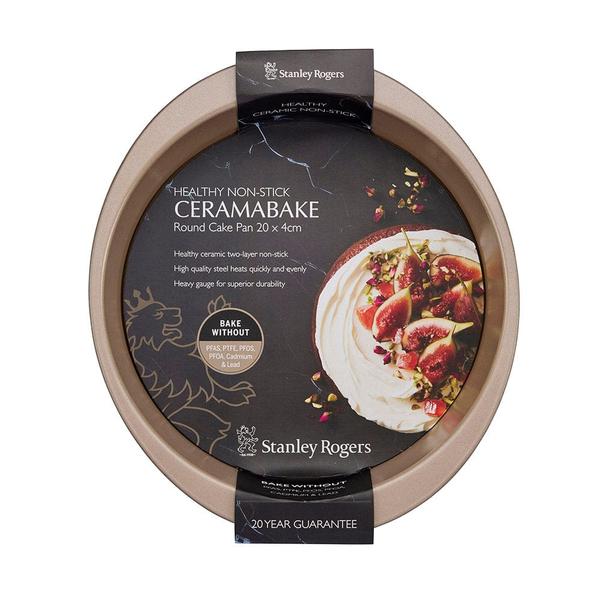 Ceramabake 20 x 4cm Non-Stick Ceramic Round Cake Pan