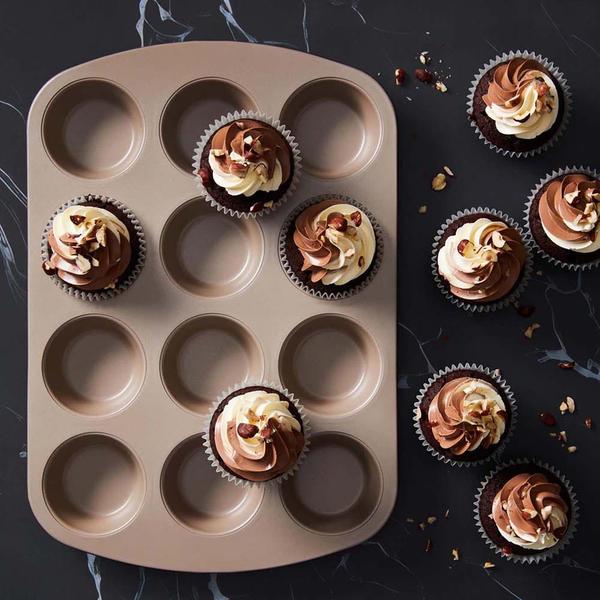 Ceramabake Non-Stick Ceramic 12 cup Muffin Pan