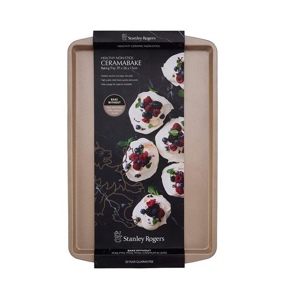 Ceramabake 39 x 26 x 1.5cm Non-Stick Medium Ceramic Baking Tray