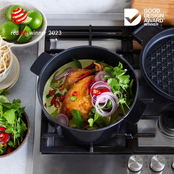 French Oven Grill Duo Onyx 28cm / 6.5L
