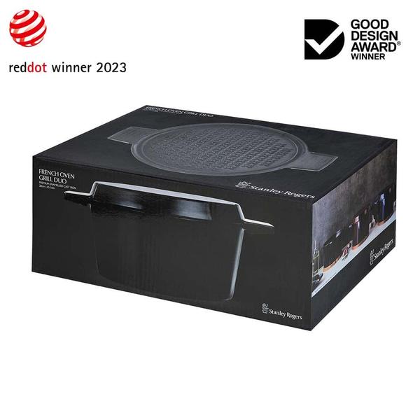 French Oven Grill Duo Onyx 28cm / 6.5L