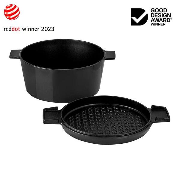 French Oven Grill Duo Onyx 28cm / 6.5L