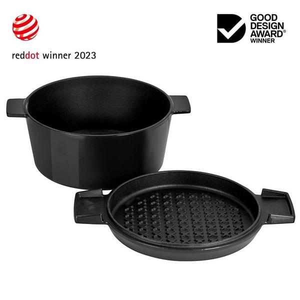 French Oven Grill Duo Onyx 24cm / 3.5L