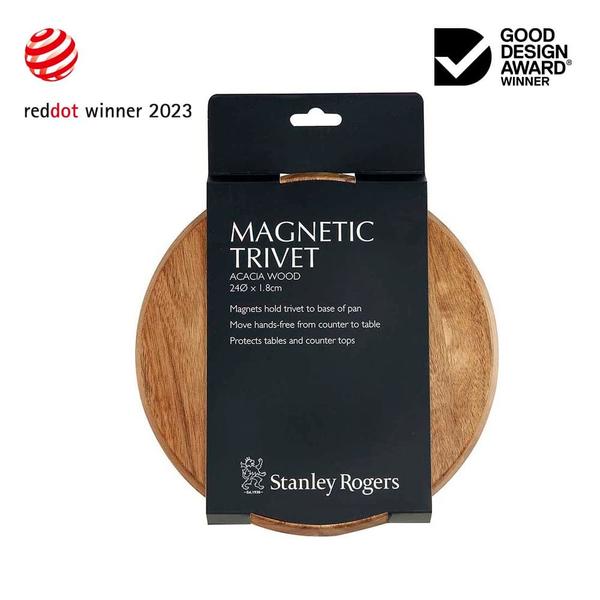 Magnetic Trivet Acacia 24cm
