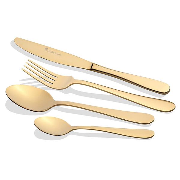 Albany Gold 24 Piece Cutlery Set