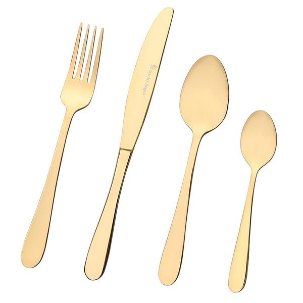 Albany Gold 24 Piece Cutlery Set