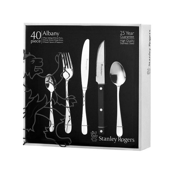 Albany 40 Piece Cutlery Set with Steak Knives