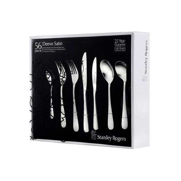 Deevo Satin 56 Piece Cutlery Set