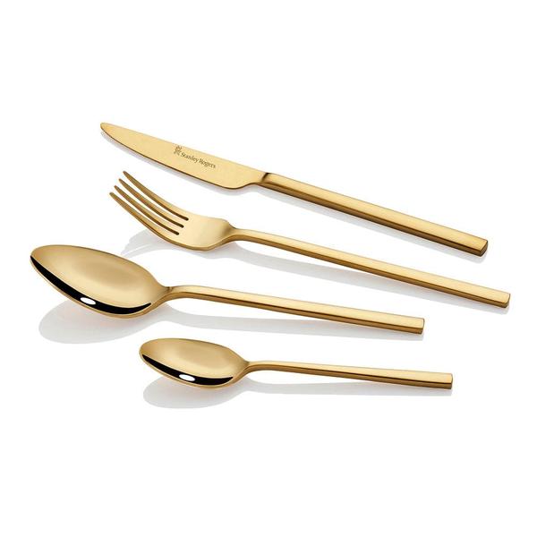 Hereford Gold 16 Piece Cutlery Set