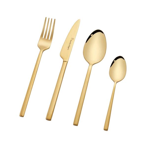 Hereford Gold 16 Piece Cutlery Set