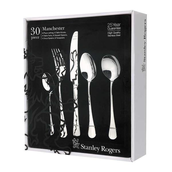 Manchester 30 Piece Cutlery Set
