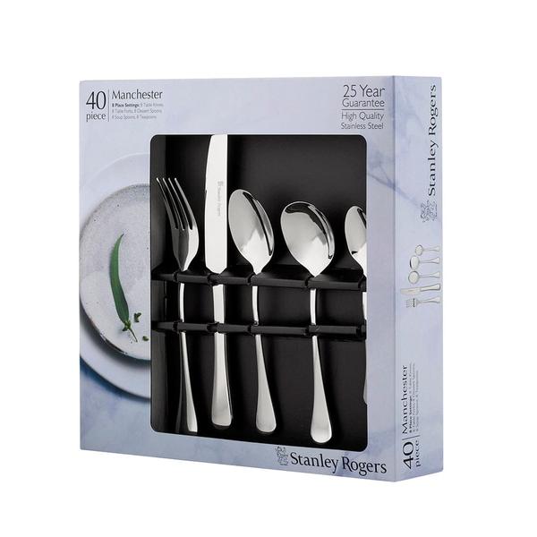 Manchester 40 Piece Cutlery Set
