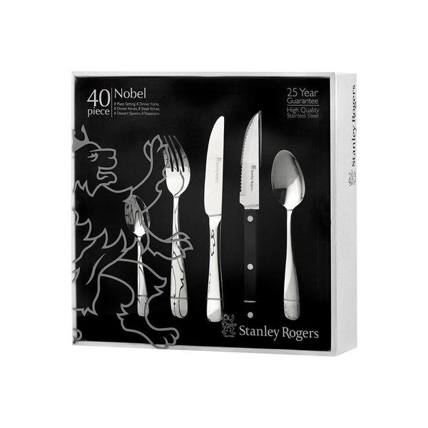 Nobel 40 Piece Cutlery Set with Steak Knives