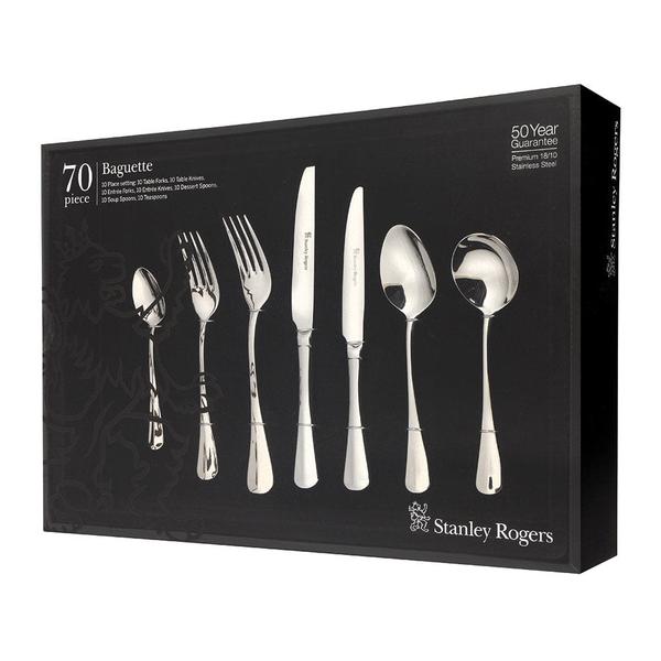 Baguette 70 Piece Cutlery Set