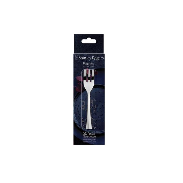 Baguette Cake Forks 4Piece Set