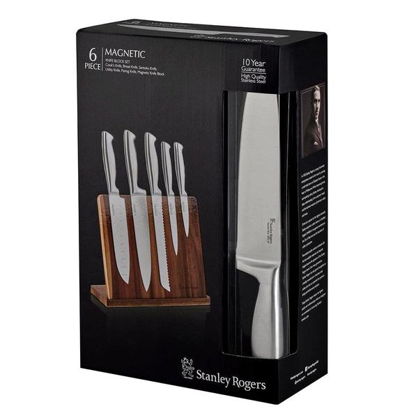 Magnetic Knife Block 6 Piece Set