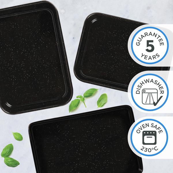 Vitreous Enamel Bake Tray 39cm
