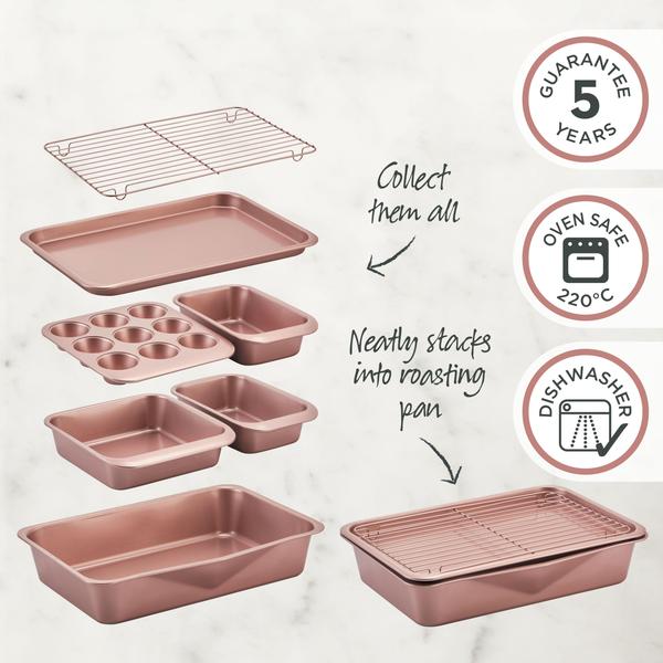 Rose Gold Smart Stack Loaf Pan