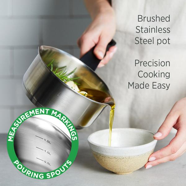 Timeless Steamer Set 18cm with Glass Lid