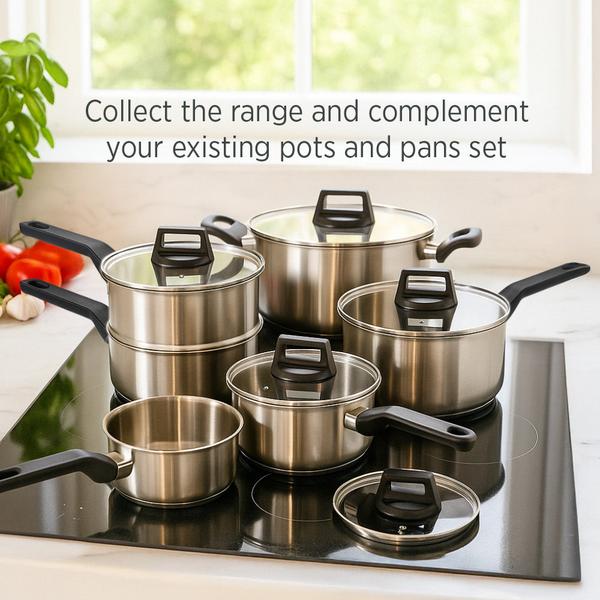 Timeless Steamer Set 18cm with Glass Lid