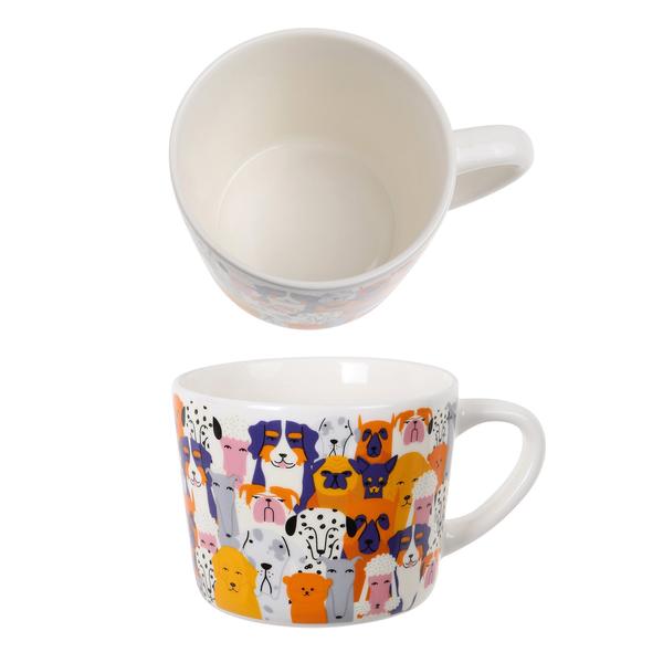 'Dog Pack' Printed Mug 400ml