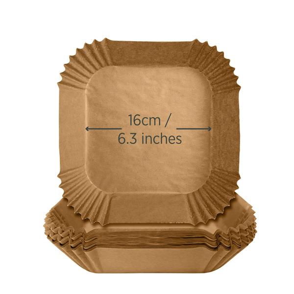 Air Fryer Liners 16cm Pack of 50 Square