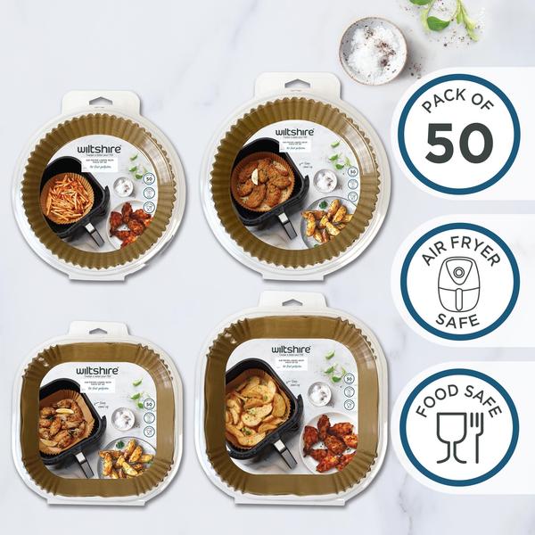 Air Fryer Liners 20cm Pack of 50 Square