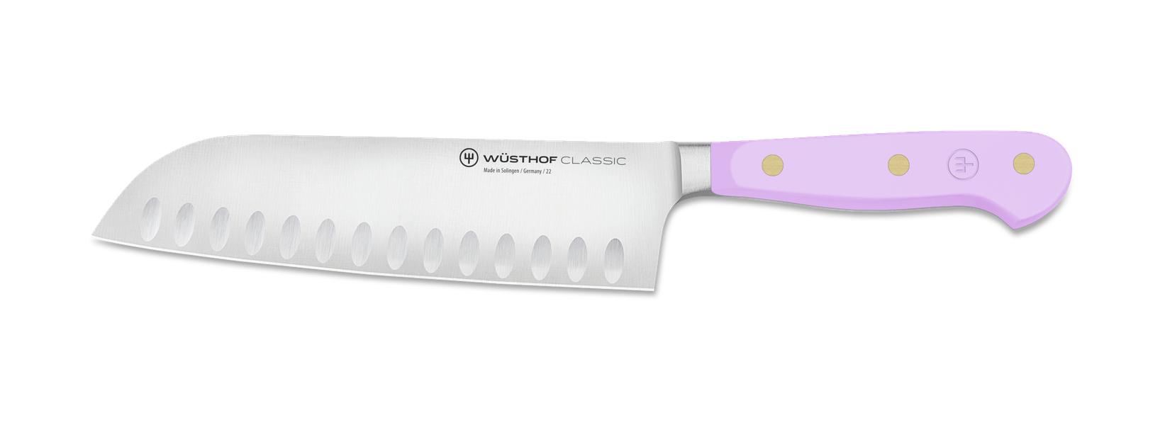 Pink Himalayan Salt Santoku Knife 17cm