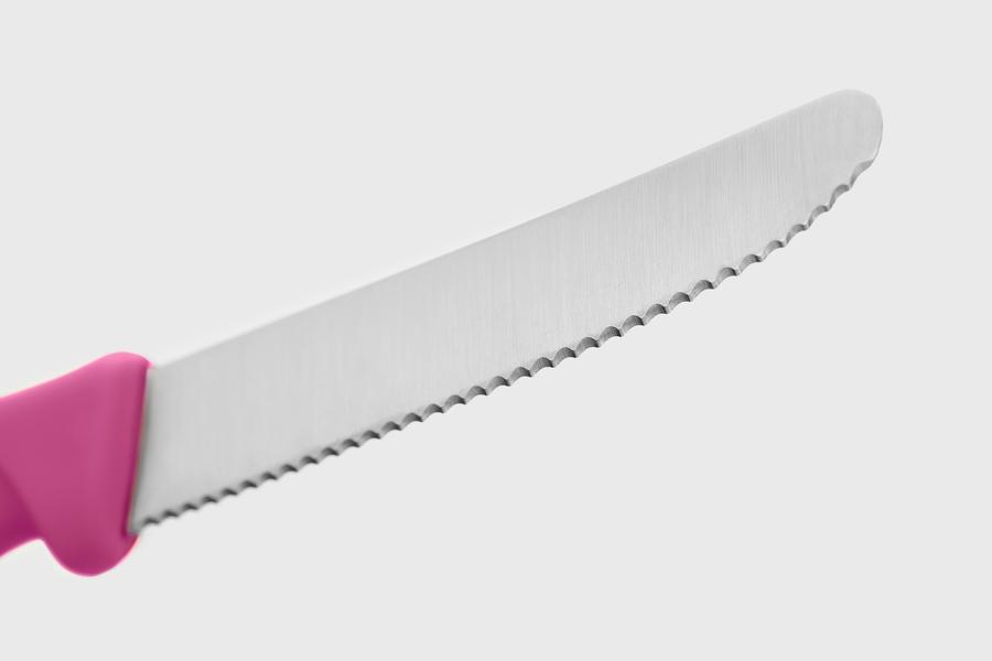 Create Serrated Paring Knife 10cm Magenta
